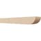 Ekena Millwork 6in. W x 4in. H x 32in. L Durham Woodgrain TimberThane Rafter Tail, Primed Tan RFTUR06X04X32DURRCPR - alternate 1
